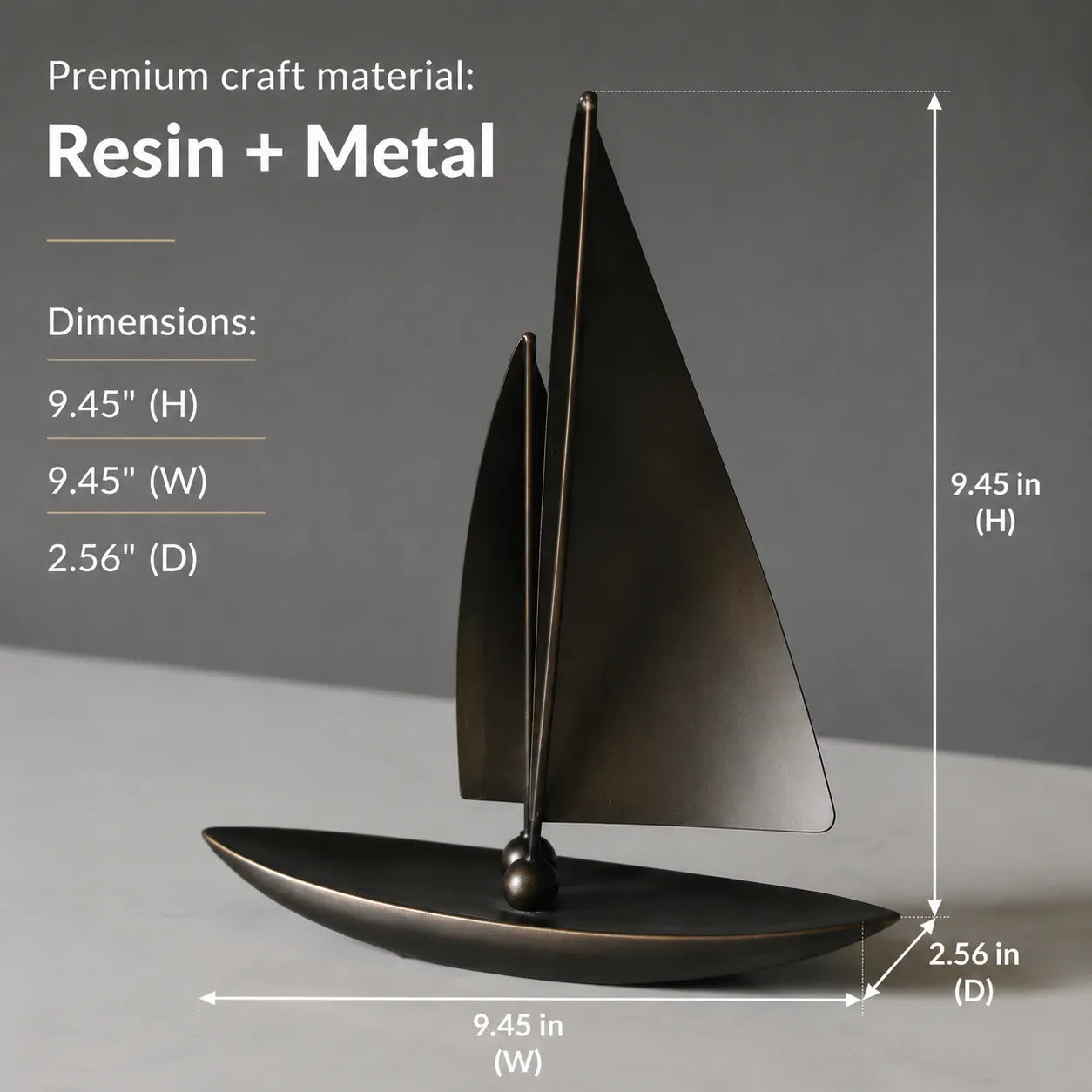 Modern Coastal Sailboat Artwork – A Timeless Accent Piece for Your Home