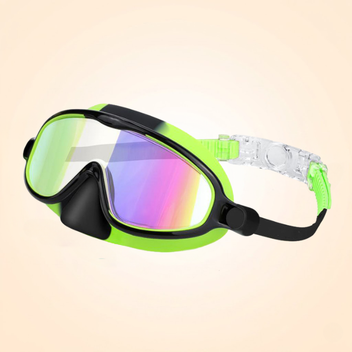 EchoAzure™ Clip-On Swim Goggles (Full Nose Cover)