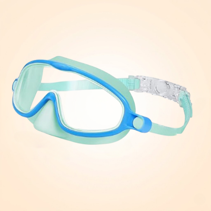 EchoAzure™ Clip-On Swim Goggles (Full Nose Cover)