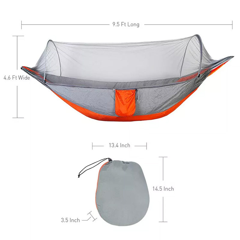 🔥Portable Anti-Mosquito Camping Hammock With Built-In Net