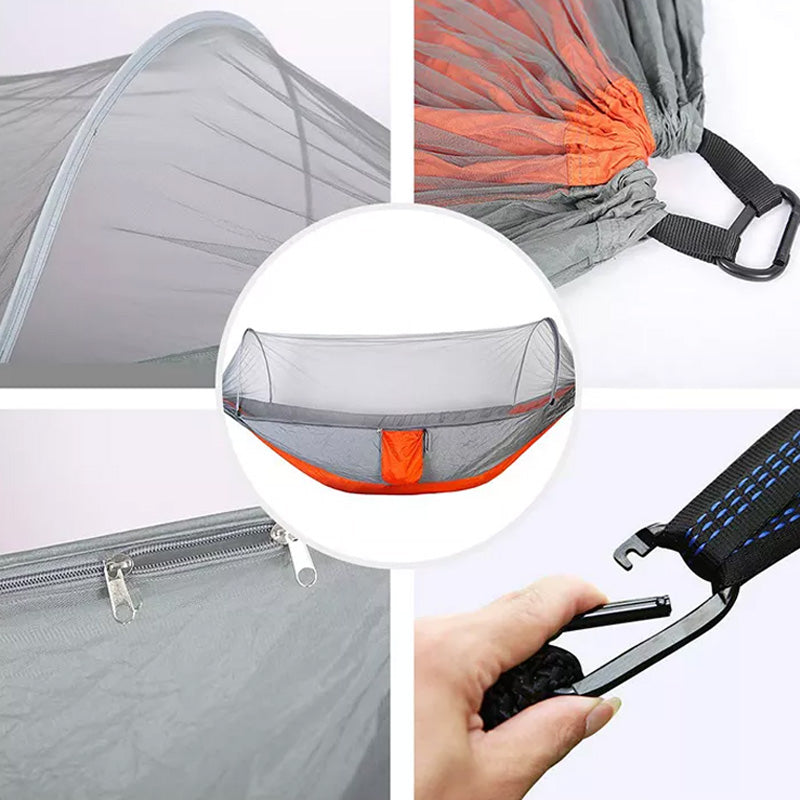 🔥Portable Anti-Mosquito Camping Hammock With Built-In Net