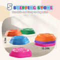 Non-Slip Music & Light Up 5 Pcs Stepping Stones, Sensory Stepping Stones, Encourage Balance, Indoor & Outdoor Play Gift Colorful Fun Soft Design, backyard fun summerwins