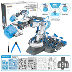 Hydraulic Robotic Arm Kit for Kids - 220PCS STEM Engineering Building Toy DIY Science Experiment Gift