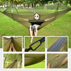 🔥Portable Anti-Mosquito Camping Hammock With Built-In Net