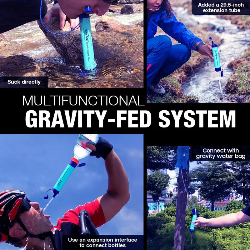 Outdoor Gravity Water Filter Kit