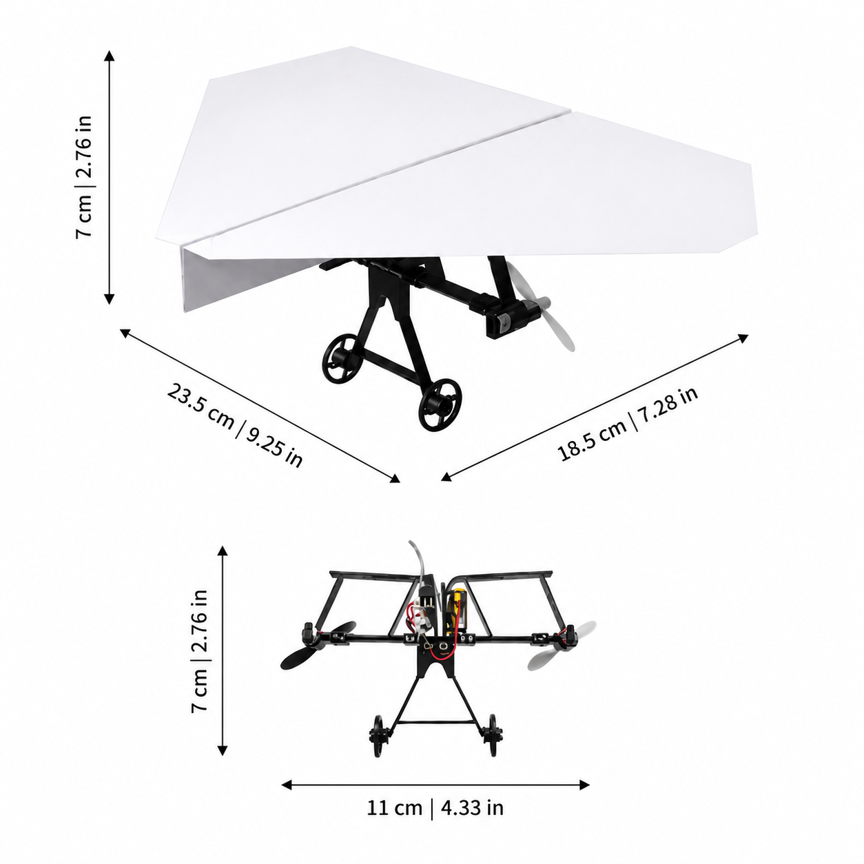 Remote-Controlled Paper Airplane Power Kit