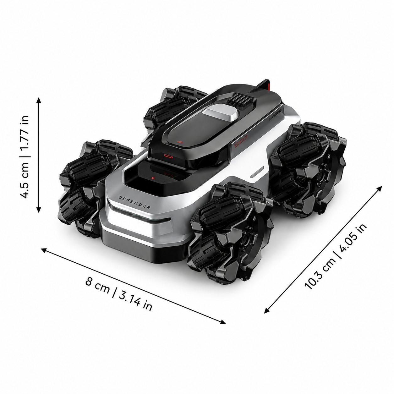 Amphibious Stunt Car for Kids' Racing