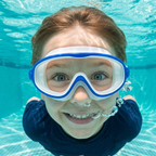 EchoAzure™ Clip-On Swim Goggles
