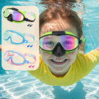 EchoAzure™ Clip-On Swim Goggles (Full Nose Cover)