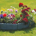 Stone-Look Garden Edging Border – 20-Piece DIY Lawn & Flower Bed Fence