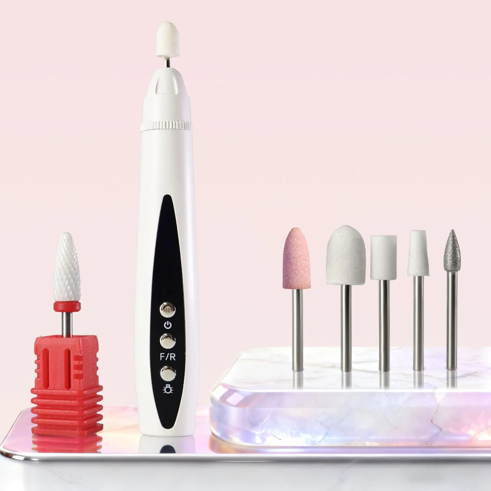Rechargeable Cordless Nail Drill for Thick & Hardened Nails