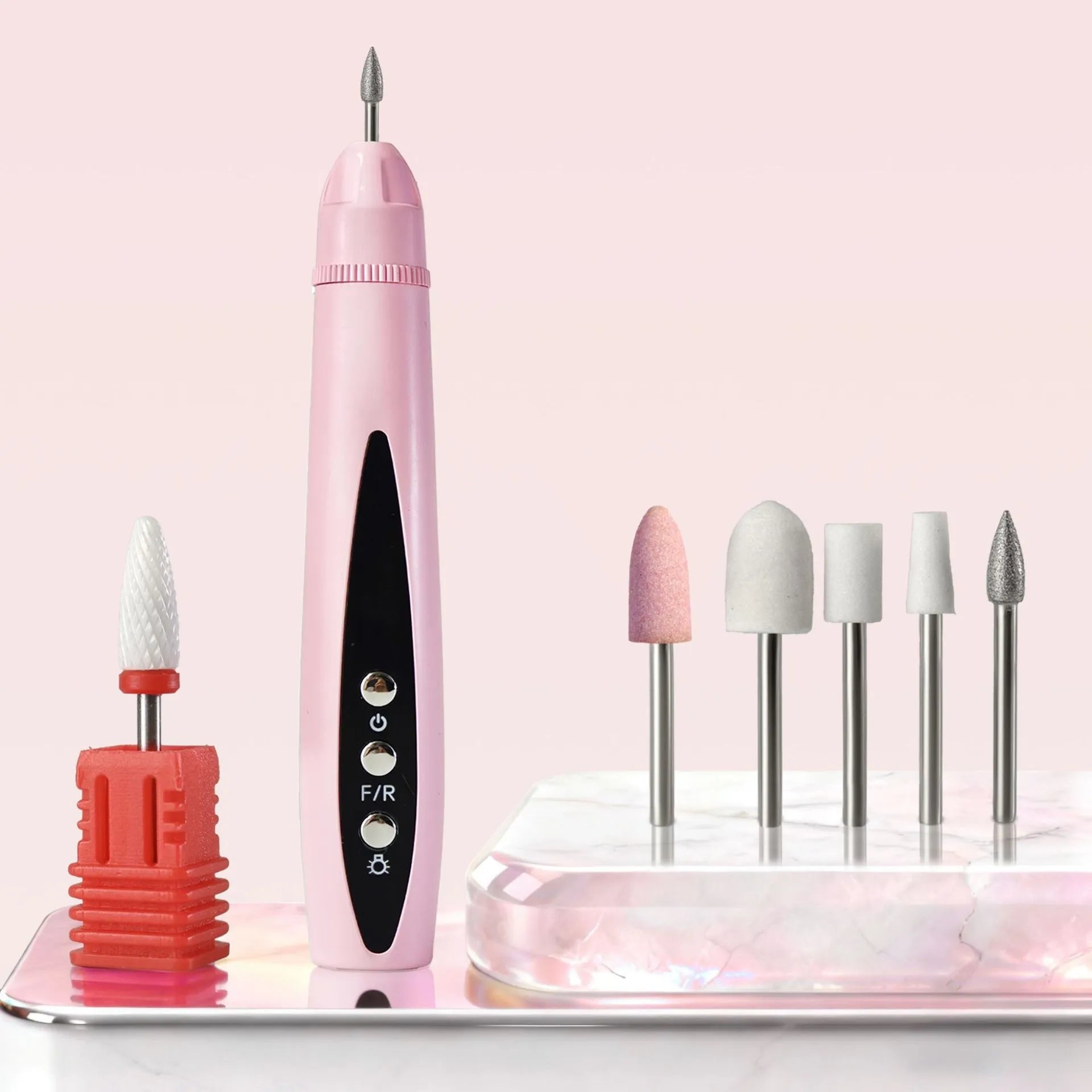 Rechargeable Cordless Nail Drill for Thick & Hardened Nails