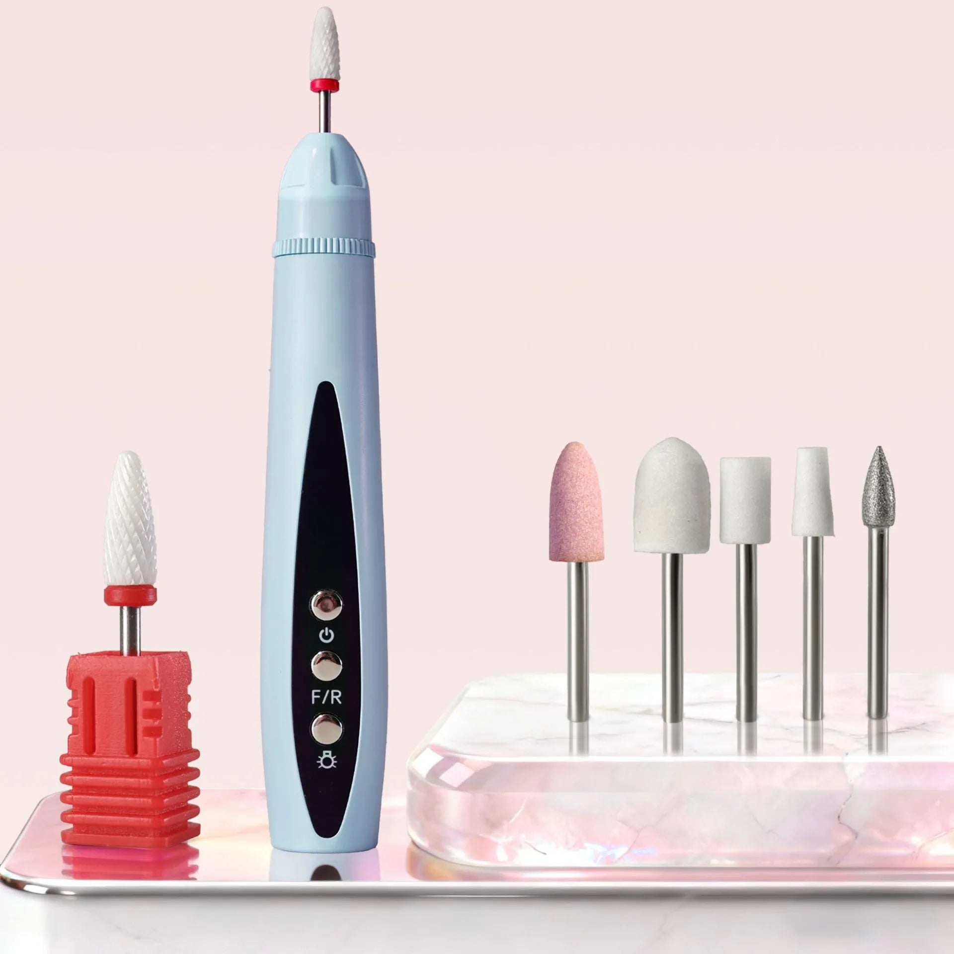Rechargeable Cordless Nail Drill for Thick & Hardened Nails