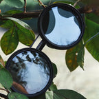 Black Lens Sunglasses 9-Gear Adjustable ND Filter