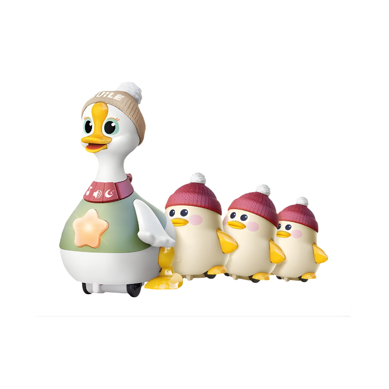 Musical Duck and Goose Toy for Crawling