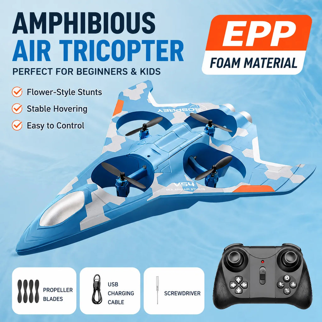 Aqua Explorer RC Aircraft | Water & Air Adventure Toy