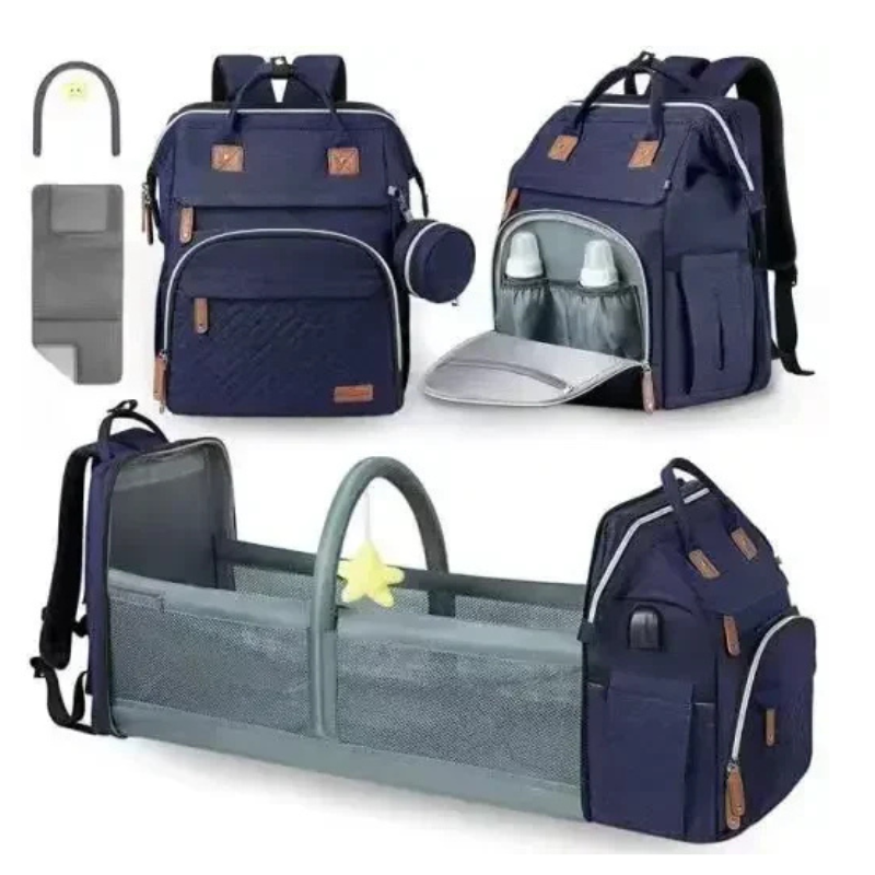 Diaper Bag with Stroller Attachments