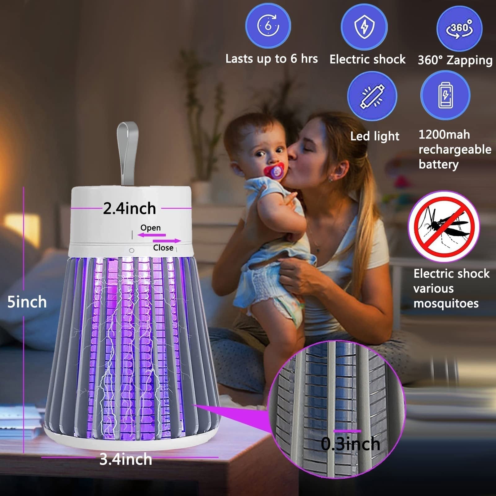 🔥Summer Promotion 60% OFF!!🦟USB/Rechargeable Portable Mosquito