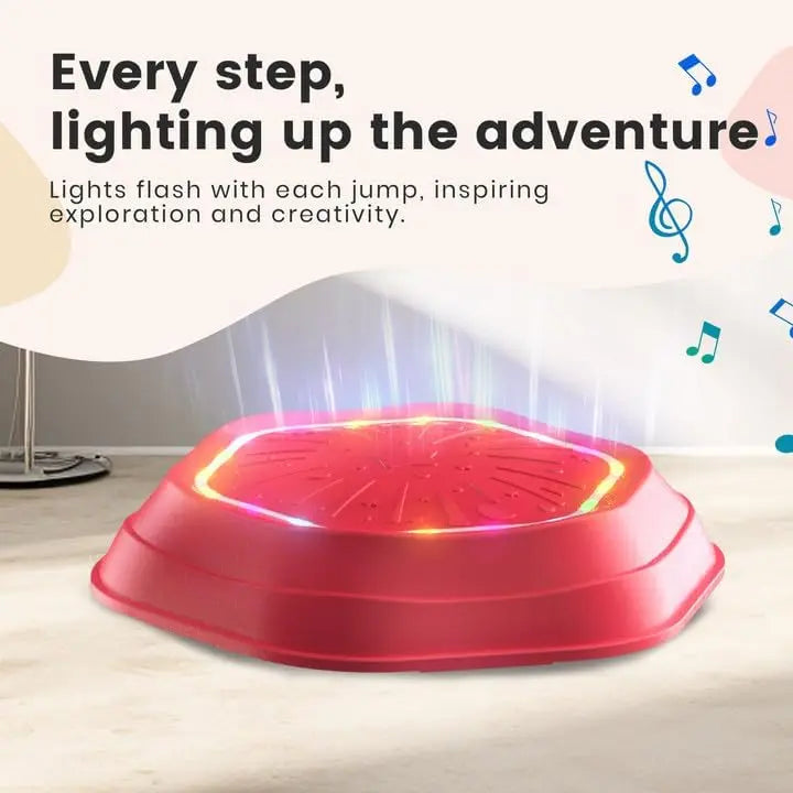 Non-Slip Music & Light Up 5 Pcs Stepping Stones, Sensory Stepping Stones, Encourage Balance, Indoor & Outdoor Play Gift Colorful Fun Soft Design, backyard fun summerwins