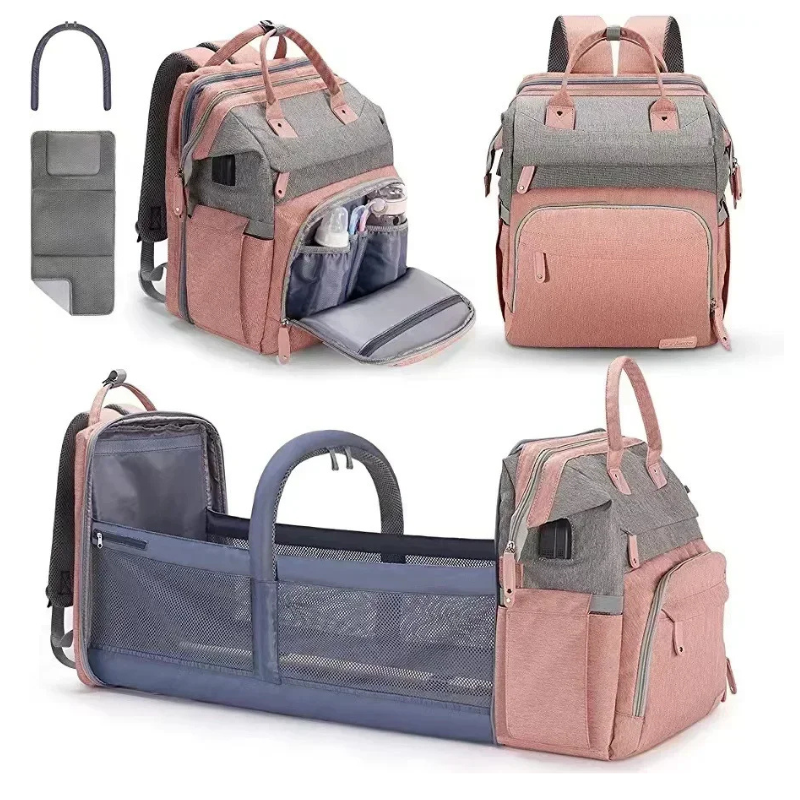 Diaper Bag with Stroller Attachments