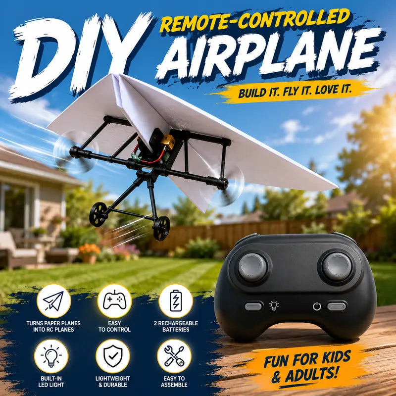 Remote-Controlled Paper Airplane Power Kit
