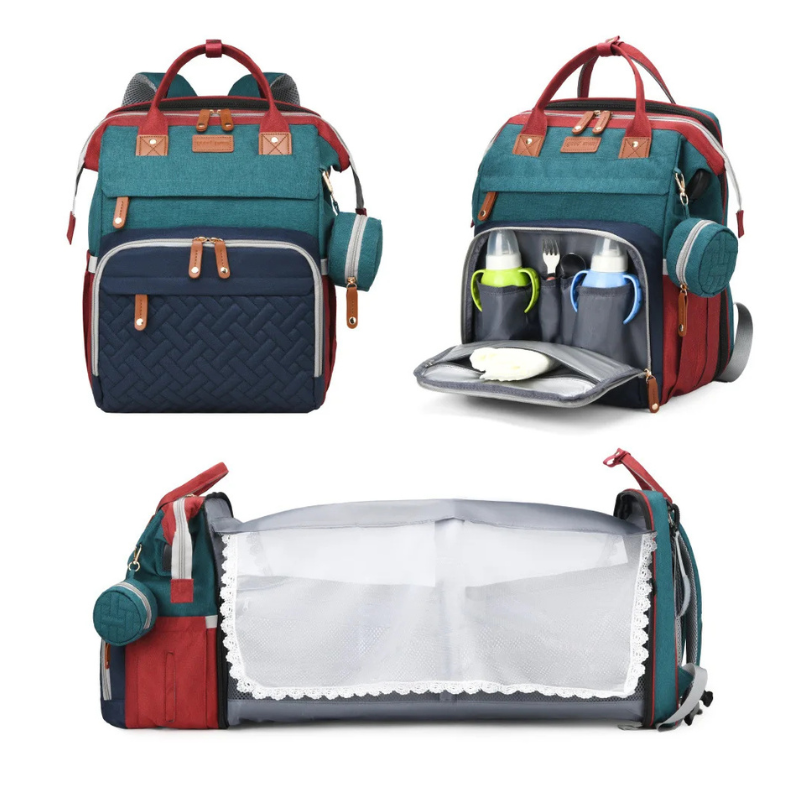 Diaper Bag with Stroller Attachments