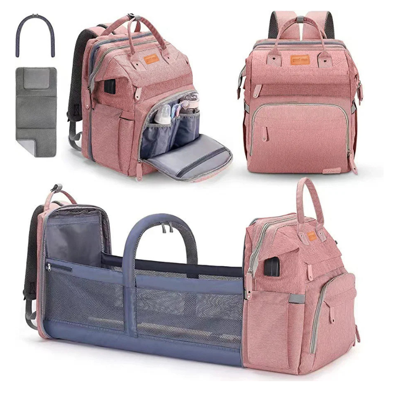 Diaper Bag with Stroller Attachments
