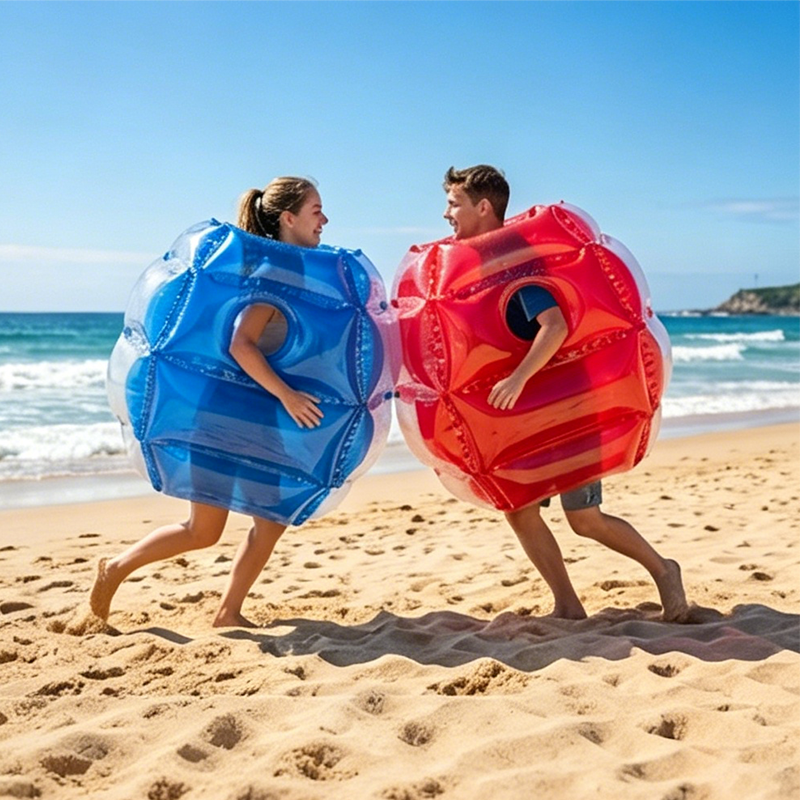 👫New Summer Arrival🤸 Inflatable Bumper Ball for Kids – Heavy‑Duty PVC, Safe Cushioned Design, Active Outdoor Fun – Perfect for Birthday Parties & Garden Play